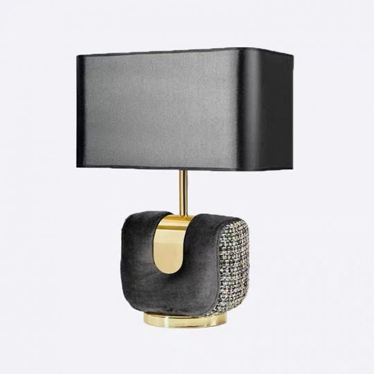 textile table lamp